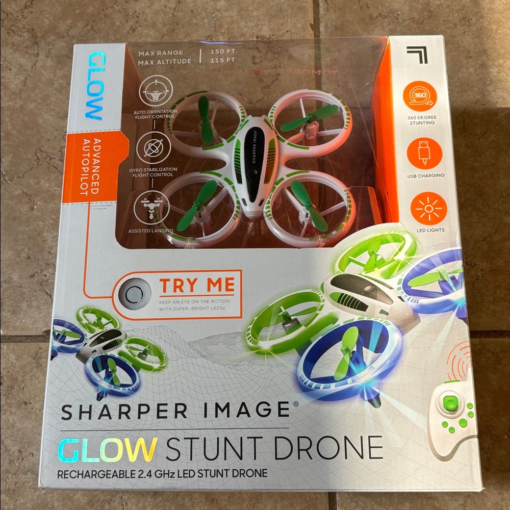 Sharper Image Glow Stunt Drone